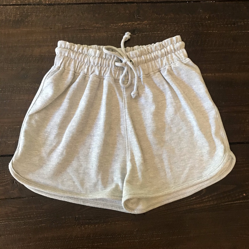 Light Gray Sweat Shorts